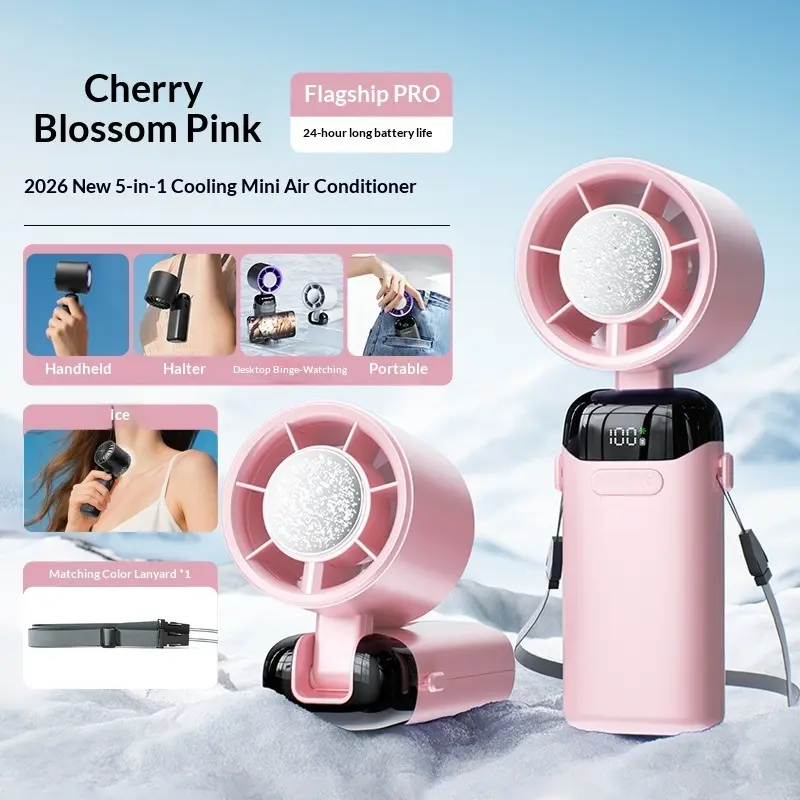 VACLIO 4-in-1 portable refrigeration handheld turbo fan with 200 speed settings!