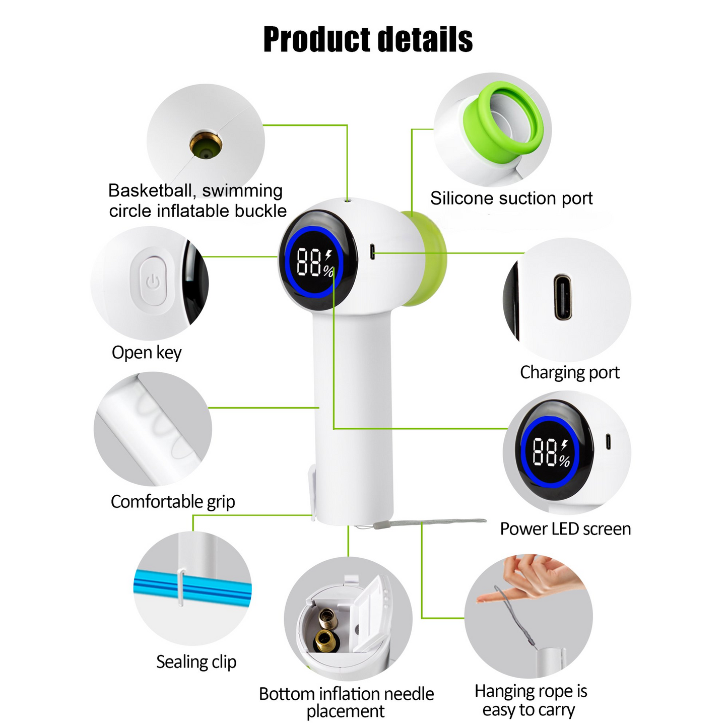 Vaclio 4-in-1 Portable Handheld Electric Mason Jar Vacuum Sealer