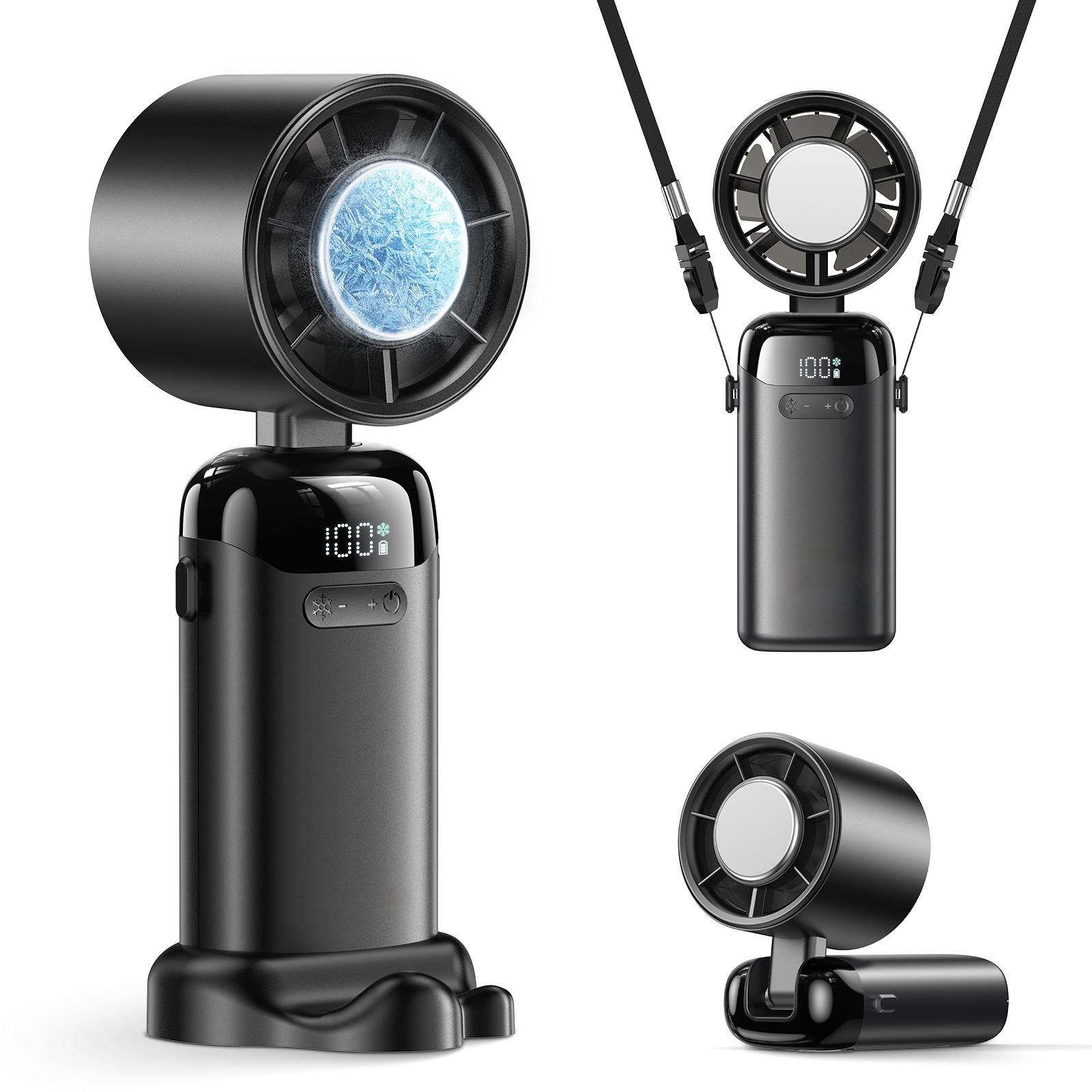 VACLIO 4-in-1 portable refrigeration handheld turbo fan with 200 speed settings!