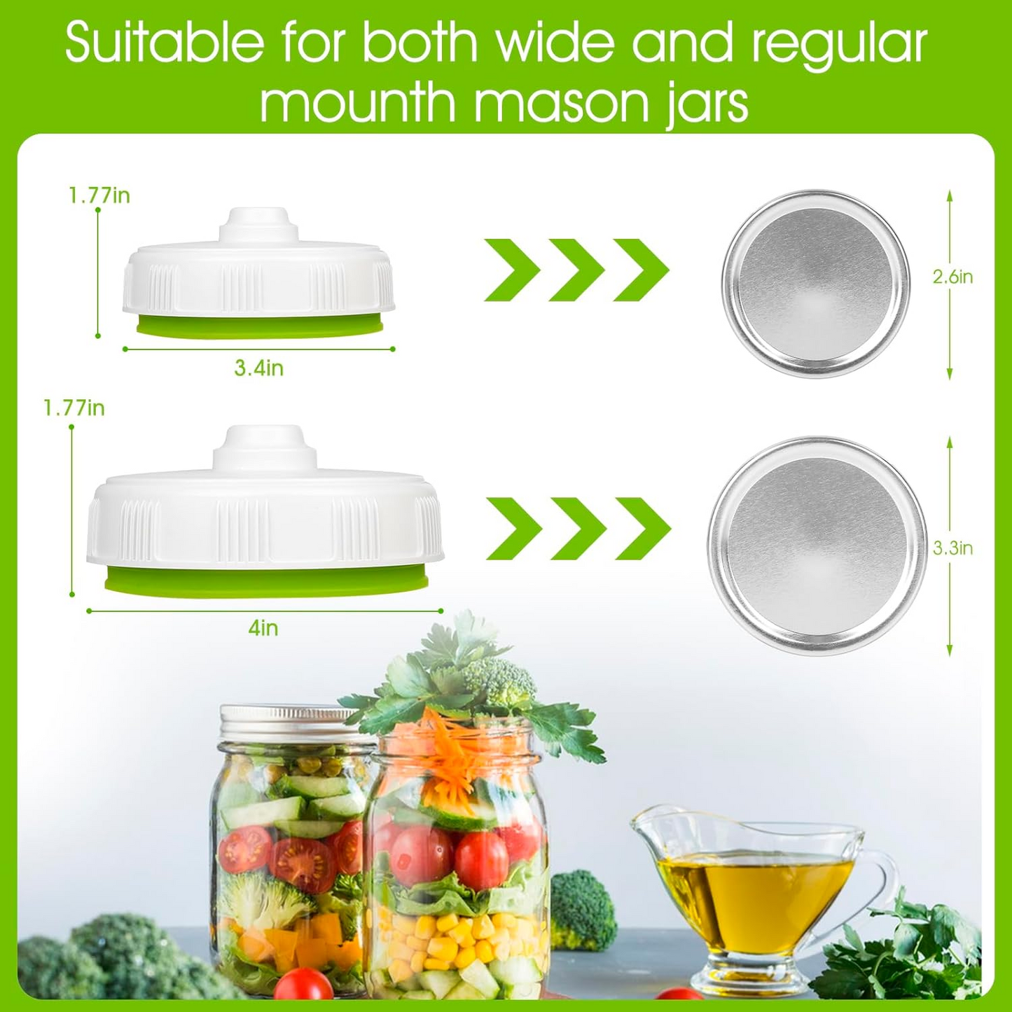 Vaclio 4-in-1 Portable Handheld Electric Mason Jar Vacuum Sealer