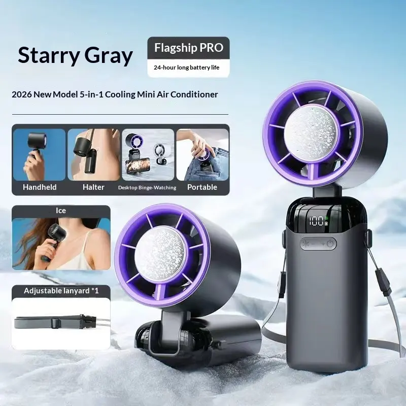 VACLIO 4-in-1 portable refrigeration handheld turbo fan with 200 speed settings!