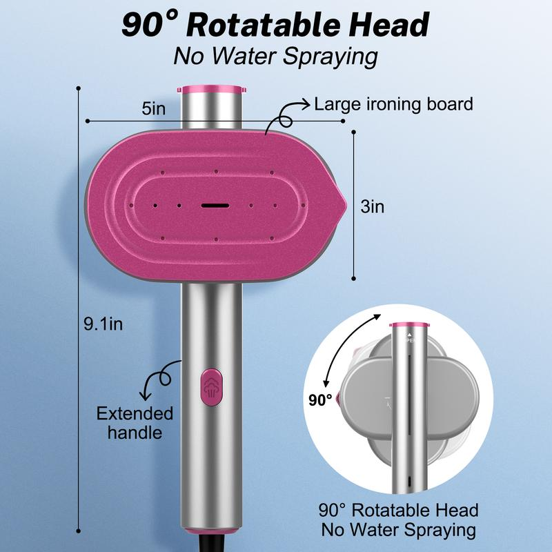 Handheld Garment Steamer for Clothes – Portable Fabric Steamer