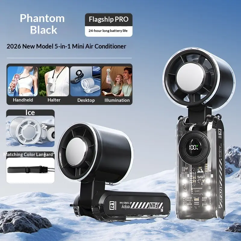 VACLIO 4-in-1 portable refrigeration handheld turbo fan with 200 speed settings!