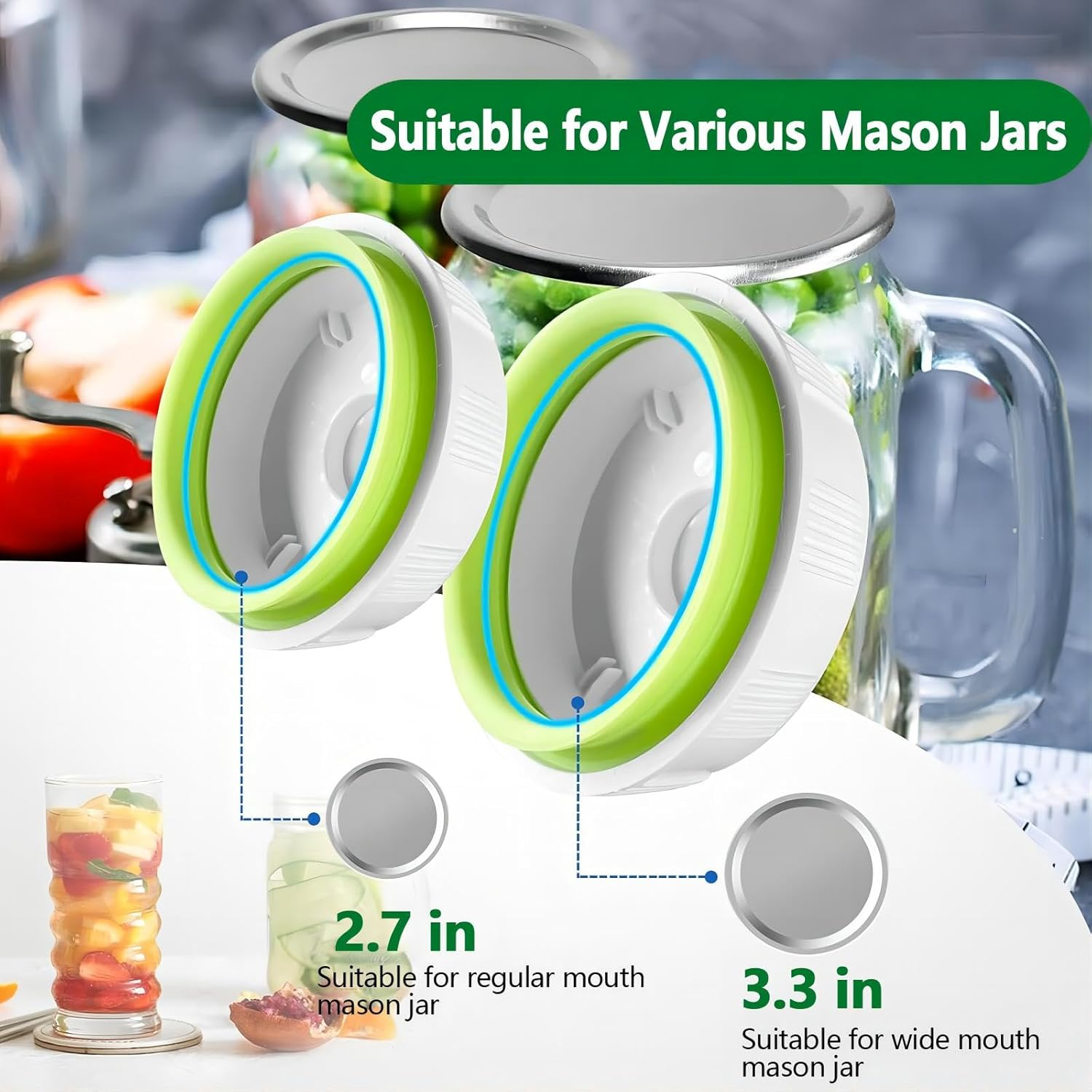 Vaclio 4-in-1 Portable Handheld Electric Mason Jar Vacuum Sealer