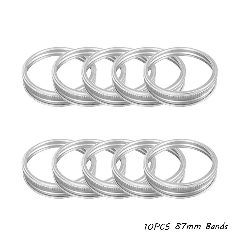 10/20Pcs/Pack Canning Lids Leak-Proof Wide Mouth Mason Jar Lids Tinplate Jar Caps Home Food Storage Bands Kitchen Accessories