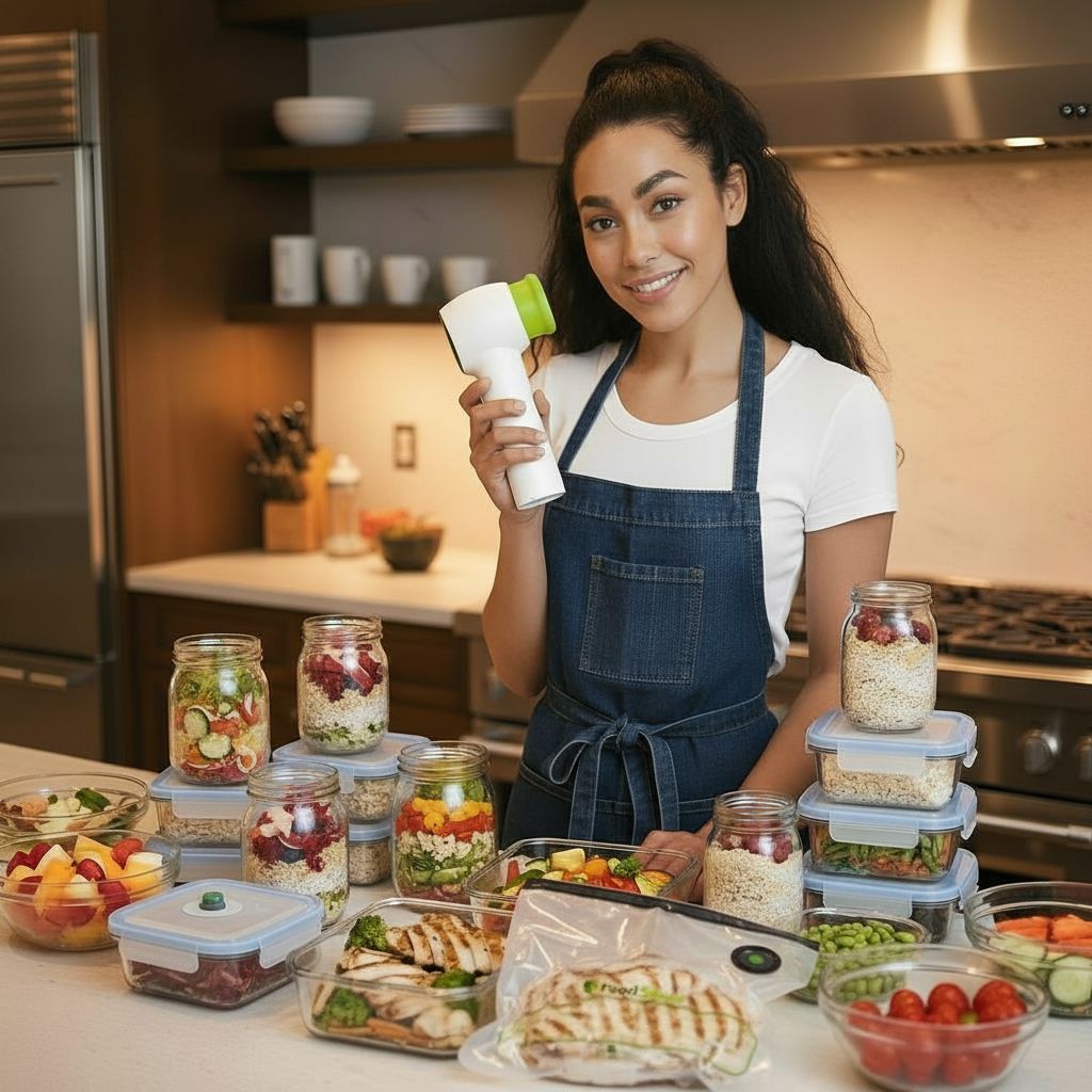 Vaclio 4-in-1 Portable Handheld Electric Mason Jar Vacuum Sealer