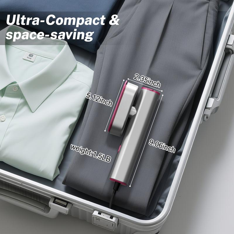 Handheld Garment Steamer for Clothes – Portable Fabric Steamer