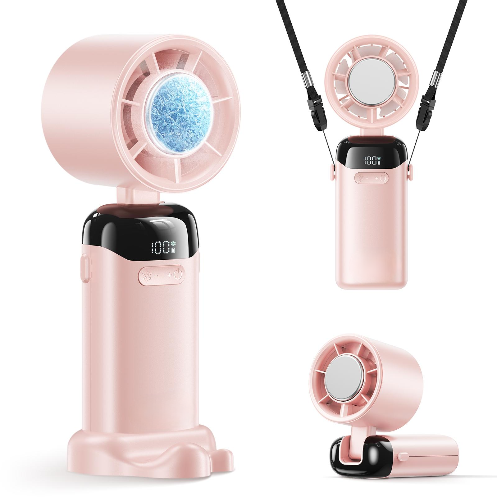 VACLIO 4-in-1 portable refrigeration handheld turbo fan with 200 speed settings!