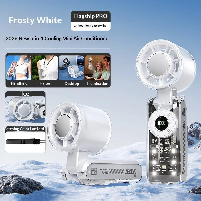 VACLIO 4-in-1 portable refrigeration handheld turbo fan with 200 speed settings!