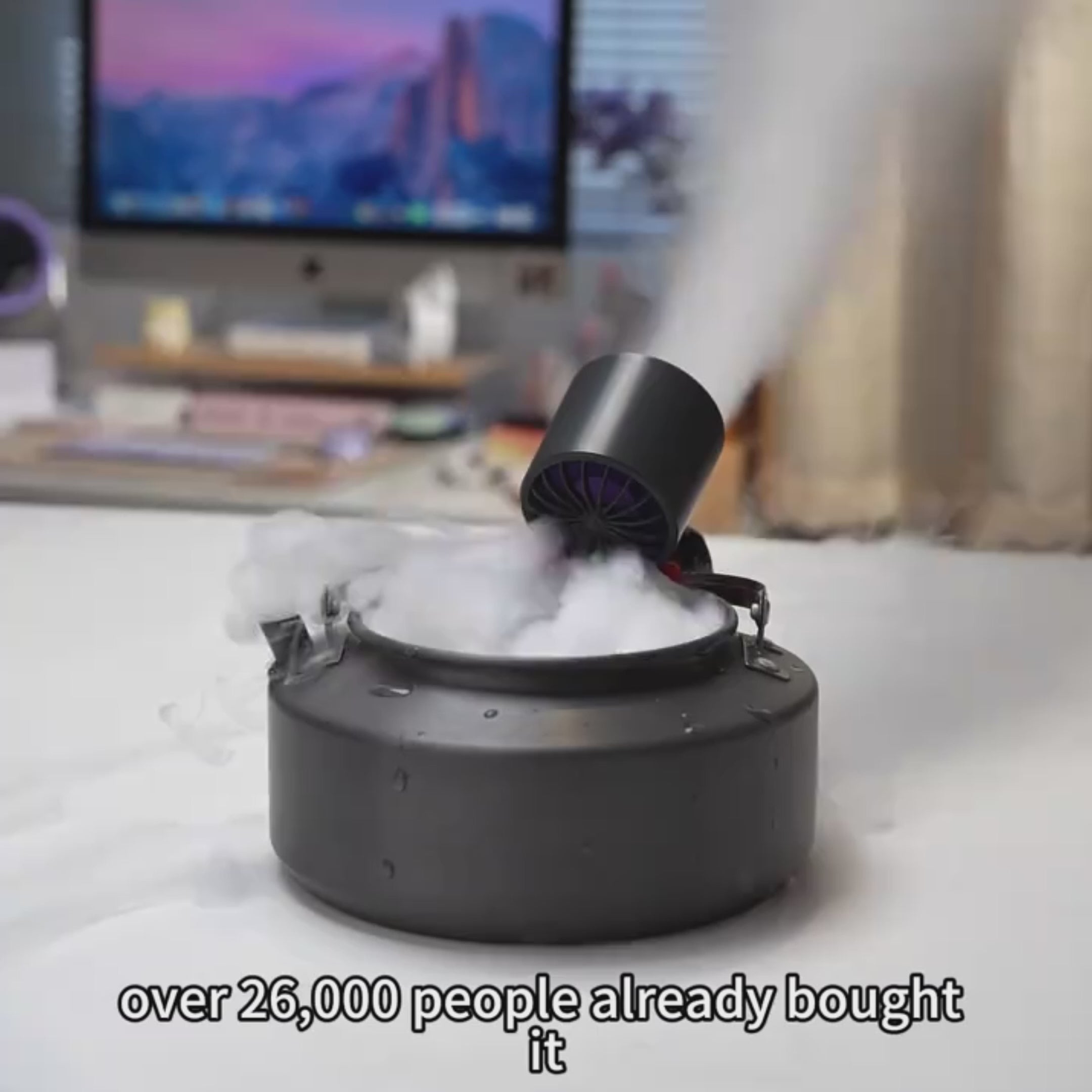 VACLIO 4-in-1 portable refrigeration handheld turbo fan with 200 speed settings!